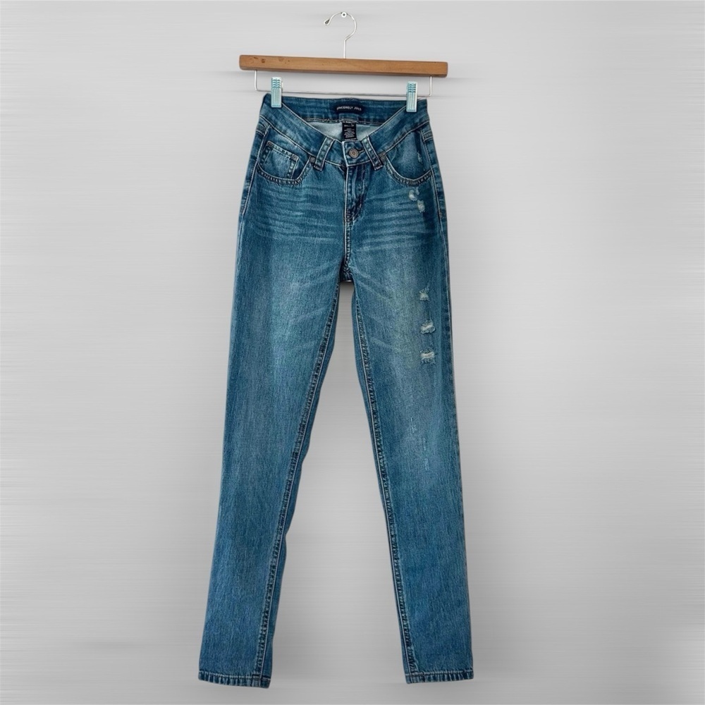 Sincerely Jules High Rise Blue Jeans - Picture 1 of 14